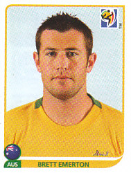 Brett Emerton Australia samolepka Panini World Cup 2010 #292